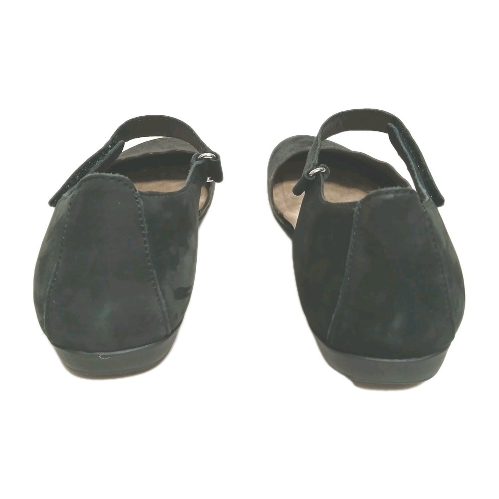Earth Origins Brynn Women Sandals 10M Black Suede Perforated Leather Comfort - Picture 5 of 11